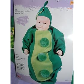 Pea Pod Bunting Costume for Infant Baby