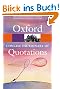 Concise Oxford Dictionary of Quotations (Oxford Paperback Reference)