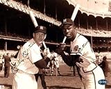 Mickey Mantle & Hank Aaron Autographed 8x10 Photo PSA/DNA #J31715