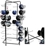 Pro Down Rolling Football Helmet Rack