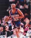 Charlie Ward Autographed/Hand Signed New York Knicks 8x10 Photo