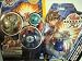 Bakugan Set: Starter Pack Haos Bee Striker, Aquos Tentaclear, Ventus Mystery Marble & Purple Juggernoid Figure Plus Extra Metal Card {4 Set-2 Packs}