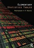 Elementary Statistics Tables