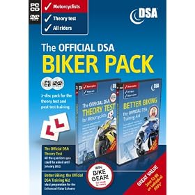 The Official DSA Biker Pack - Theory Test CD-ROM and Better Biking DVD (2011 edition)