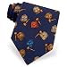Court Case by Alynn Novelty navy blue silk ties
