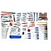 JH Williams WSC-167 166-Piece Electrical Maintenance Service Set