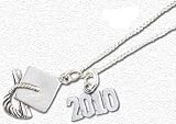 Solid Sterling Silver Graduation '2009' Necklace