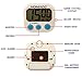ALife Kitchen Timer, Digital Countdown Timer With Large Electronic Digits, Loud Alarm, Strong Magnetic Backing, Stand Hook.