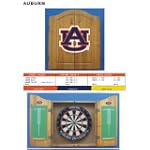 SAVE $20.00 - Imperial Auburn Tigers NCAA Licensed Solid Pine Cabinet and Bristle Dartboard Set $139.00