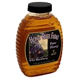 Honey Ridge Farms Wild Blackberry Honey, 16-Ounce Units (Pack of 4)