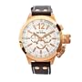 TW Steel Men's CE1020 CEO Canteen Brown Leather White Chronograph Dial Watch