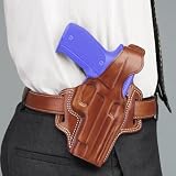 Galco Fletch High Ride Belt Holster for Beretta 92F / FS (Black, Left-hand)