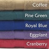 Super Soft Lightweight 100% Rayon from Bamboo Bath Towel Set - 3 Pieces - Royal Blue