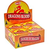Dragon's Blood - Case of 12 Boxes, 10 Cones Each - HEM Incense From India