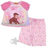 Travel Gear Bag Curious George Butterfly Capri Pajamas for Toddlers and Girls