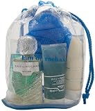 Eau de Rochas by Rochas for Women 5 Piece Set Includes: 1.7 oz Eau de Toilette Spray + 1.7 oz Bath Gel + 1.7 oz Exfoliating Gel + 1.7 oz Body Lotion + Shower Pouf