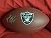 Jack Tatum Autographed Oakland Raiders Logo Football, Proof Photo of Jack Signing for...