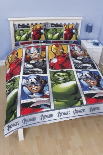 Disney Marvel Avengers Team Double Rotary Duvet Set by Charatcer World