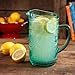 The Pioneer Woman Adeline 1.59-Liter Turquoise Glass Pitcher, Dishwasher Safe