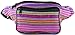 Festival Fanny Pack - Boho Packs for men, women | Cute Waist Bag Fashion Belt Bags (pink horz)