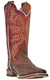 Women's Dan Post 12 Square Toe Pull On Cowboy Boots