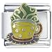 Cup Of Coffee Food Beverages Italian Charms Bracelet Link