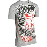 Zoo York Punkt Black T-Shirt - Short-Sleeve - Men's Grey Heather, XXL