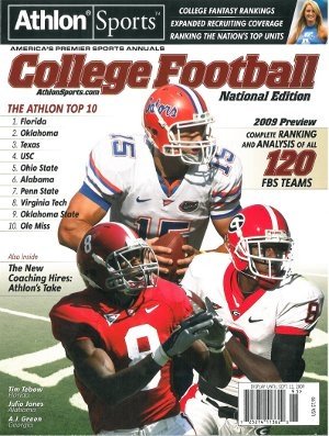 Tim Tebow 2009 Florida Gators Preseason National Magazine Preview