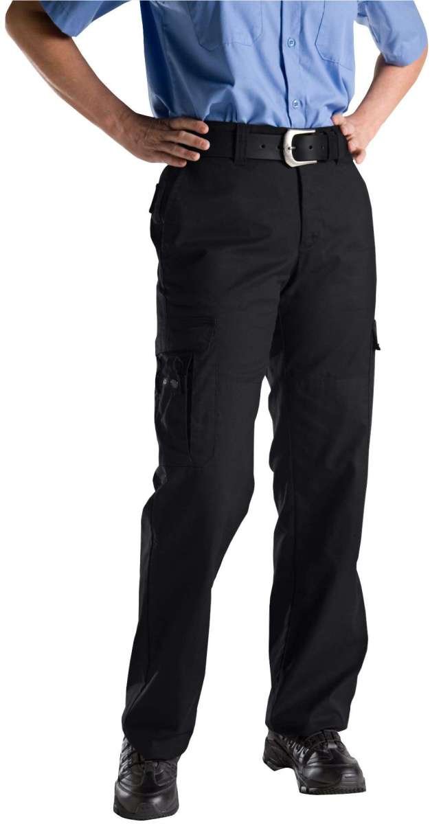 Dickies Women's EMT Pants Casual Fit Straight Leg Navy/Black Cargo Fire