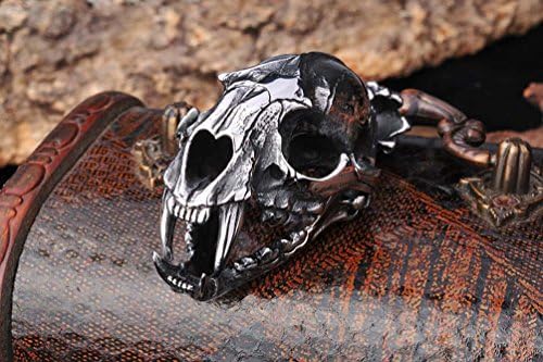 Clara Jewel Men's Punk Vintage Stainless Steel Gothic Cross Pendant Necklace For Men For Boys