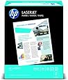 HP LaserJet Paper, 97 Brightness, 8.5 x 11 Inches, 24 lb, 500 Sheets (11240-0)