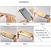 [1-Pack][2-IN-1]LG K7 Case, LG Tribute 5 Case, AMASELL Luxury Bling 3D Sparkle Diamond Metal Frame Bumper + Ultra Slim Acrylic PC Hard Mirror Back Cover With Pearl Tassels (Rose Gold with bling)