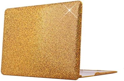 HYAIT Bling Artificial Crystal White Stone Zircon Diamond Ultra Slim Hard Case For 11.6-inch Apple MacBook Air A1370 &amp; A1465 - GOLD