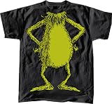 Mighty Fine Dr. Seuss No Head Grinch Body Costume Black Adult T-shirt Tee
