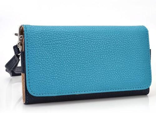 Womens Cellphone holder wallet- Two colored design Universal fit for: Apple iPhone 6