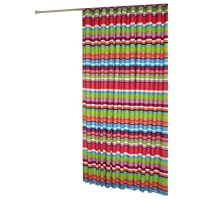In-Style Catalina Shower Curtain, Bright with Multi-colored Stripes