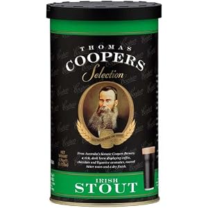 Complete Coopers Brewery Irish Stout Beer Kit Package