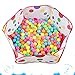 LoveS Kids Play Tent Playpen Ball Pit Pool 39.4 Inch with Red Zippered Storage Bag (Balls not Included)