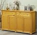 Kitchen & Housewares : Hampton Bay 4+2 Credenza 60"w Natural