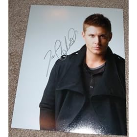  Jensen Ackles Signed Photo 8x10 Supernatural Star #001