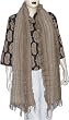 Pure Wool Designer Scarf Vintage Accessories Woolen India Clothes 23 x 74 inches (psrf110)