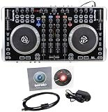 Brand New Numark N4 4-Deck Digital USB/MIDI DJ Controller + DJ Mixer with External Mixing Ability and USB Audio Interface