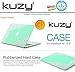 Kuzy Compatible with MacBook Air 13 inch Case A1466 A1369 Soft Touch Cover for Older Version 2017, 2016, 2015 Hard Shell, Lace Mint