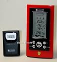 Original Ferrari Exlusiv Wecker + Uhr + Wetterstation - Aussen Sensor