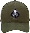Low Profile Olive Drab Death Spade Baseball Cap