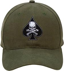 Low Profile Olive Drab Death Spade Baseball Cap