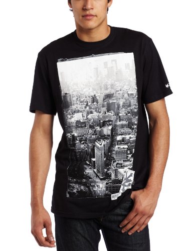 Zoo York Men's Flatiron Reflection Tee, Black, Medium