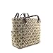 MICHAEL Michael Kors E/W Signature Tote,Beige/Ebony/Mocha,one size