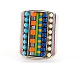 NEW Ayala's Timeless Beauty Ring in Electric Stripes #7118 AYR OLR