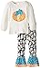 Mud Pie Girls' Toddler Pumpkin Pant Set